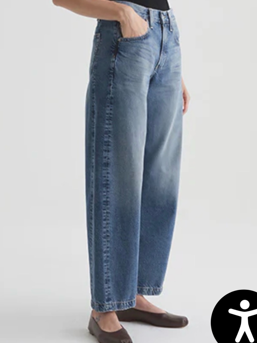 AG Jeans Hattie High-Rise Barrel Jeans NWOT